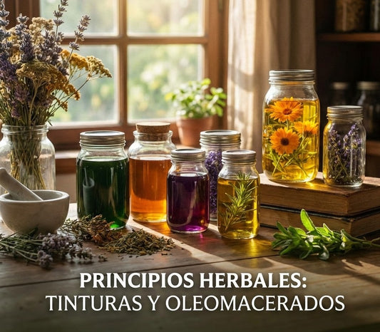 CURSO: "Principios Herbales: Tinturas y Oleomacerados"